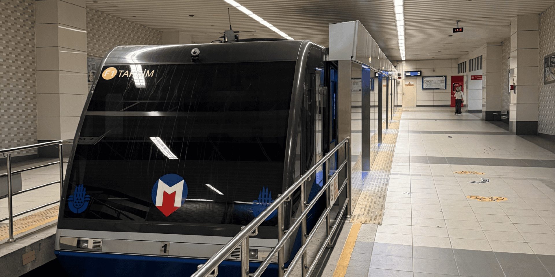 F1 funicular in Taksim, Istanbul