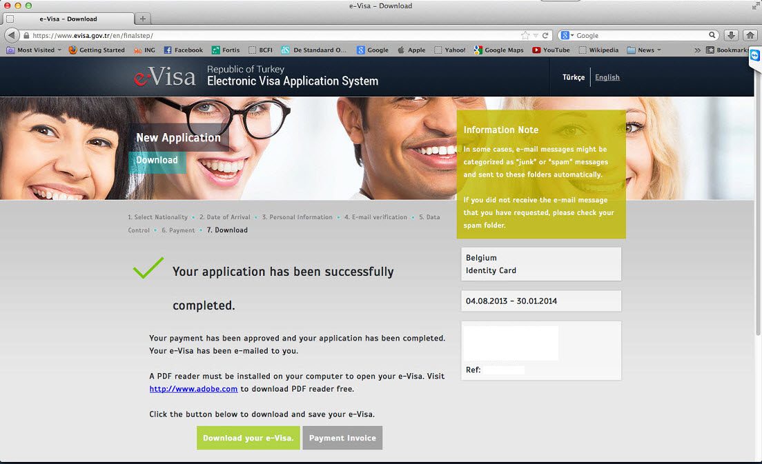 How to get a Turkish Visa or e-Visa online - Step 8