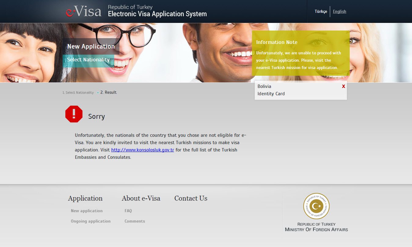 Who can get a Turkish Visa or e-Visa online.