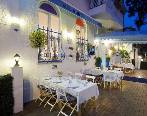 Eleos fish restaurant in Yeşilköy, Istanbul.