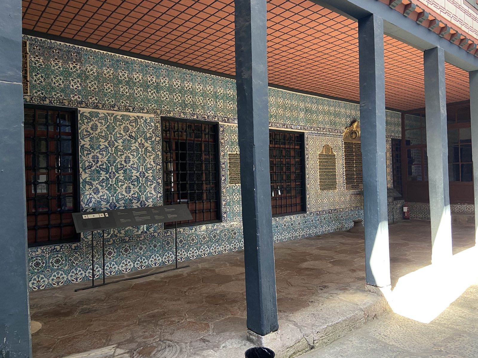Courtyard of the Eunuchs in the Harem of Topkapi Palace