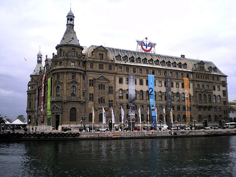 Picture of Haydarpaşa train station in Kadıköy, Istanbul.