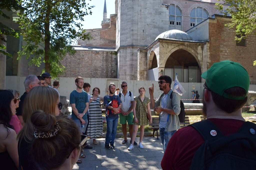 Guide Livan at Hagia Sophia Istanbul