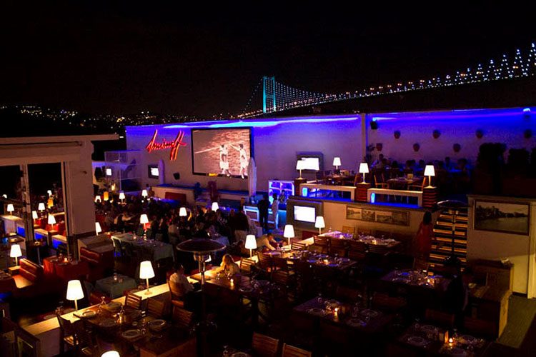 Image of Sortie, waterfront night club in Istanbul, Turkey.