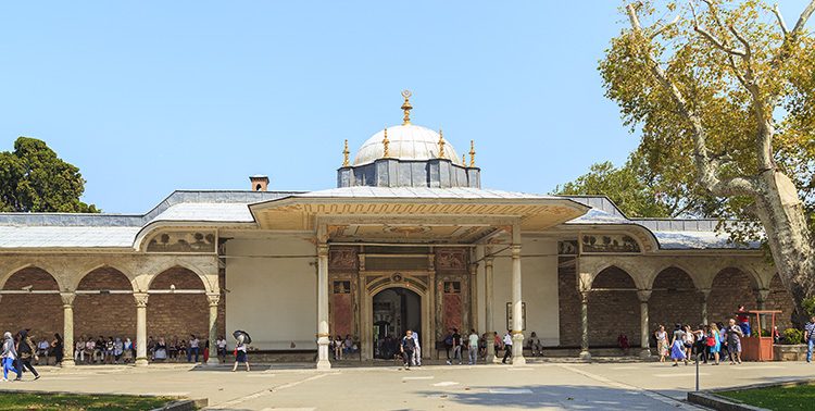 Gate of Felicity of Topkapi Palace in Istanbul