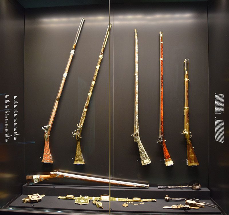 Weapons Room of Topkapi Palace in Istanbul