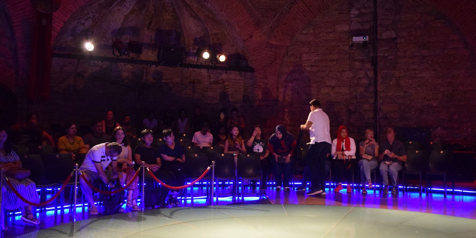 Stage or scene for Whirling Dervishes at Hodjapasha