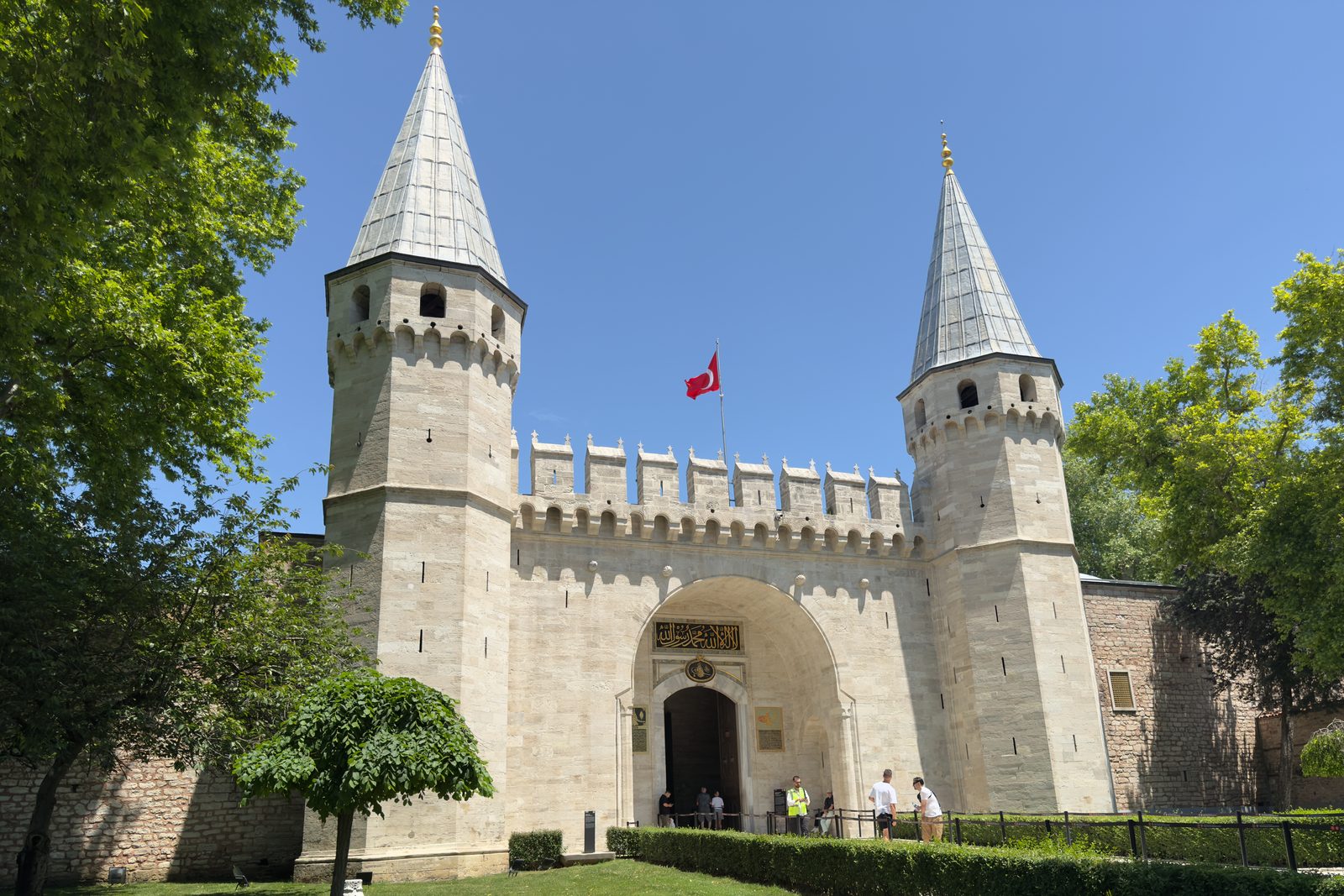Gate of Salutation at Topkapi Palace in Istanbul.