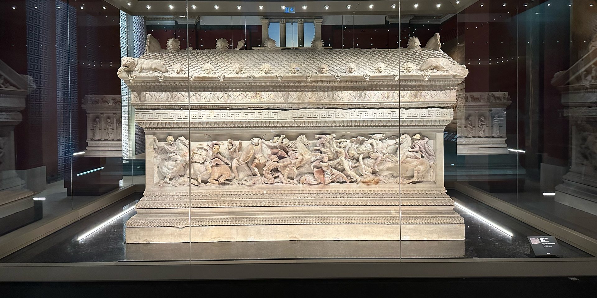 Alexander sarcophagus at Archaeology Museum in Istanbul